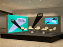 Messestand Bühne mit Rückwand ca. 6m x 3m