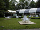 Zelte,Überdachung,Stühle,Tische,Bühne,Oldtimerverleih, Buffet und Dekoration uvm.