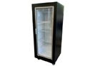 Kühlschrankverkleidung Kunststoffbeschichtete Spanplatte schwarz mit Rollen Verkleidung von Geräten